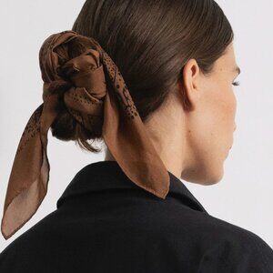 OZMA Silk Bandana - Cedar